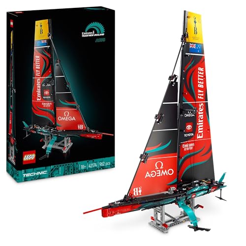 Lego Technic Emirates Team New Zealand Ac75, Modellino Di Nave Yacht Da Costruire, Kit Modellismo Per Adulti Con Barca A Vela, Idea Regalo Creativa Pe