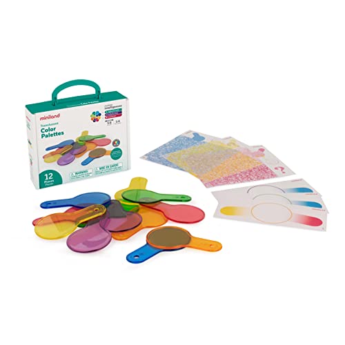 Miniland - Set Palette Traslucide Colori (Xml-32173)