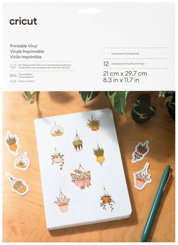 Cricut Materiali, Transparent, 12 Piece