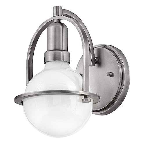 Elstead Hinkley Somerset - Lampada Da Parete In Nichel Spazzolato