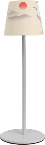 Majestic Alea Dulac Jl - Lampada Da Tavolo Led Senza Fili Ricaricabile, Per Interni Ed Esterni, H37Cm, Confezione Regalo Riutilizzabile, Design Regist