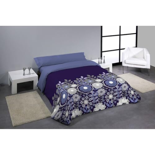 Hosteline Set Copripiumino Libero Blu Letto Da 90 3 Pezzi