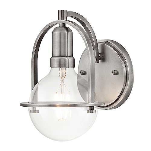 Elstead Hinkley Somerset - Lampada Da Parete In Nichel Spazzolato