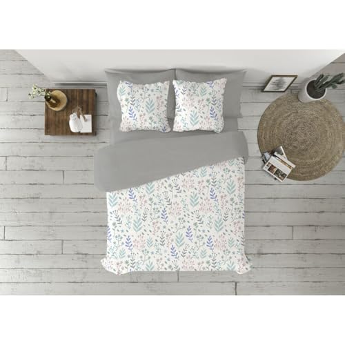 Pierre Cardin Set Copripiumino Aurin Grigio Letto Da 150/160 3 Pezzi