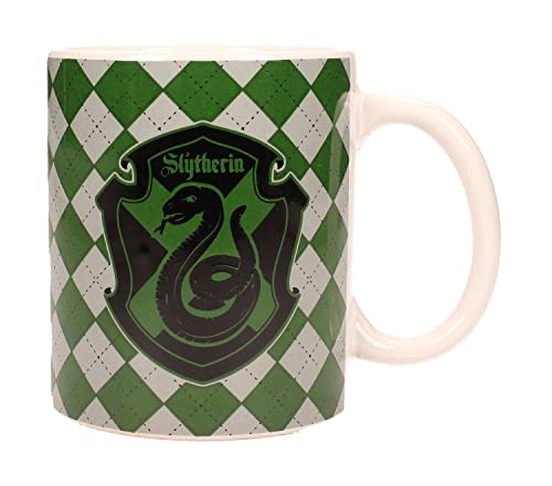 Sd Toys Harry Potter Slytherin - Tazza In Ceramica, Colore: Verde E Bianco, 10 X 14 X 12 Cm
