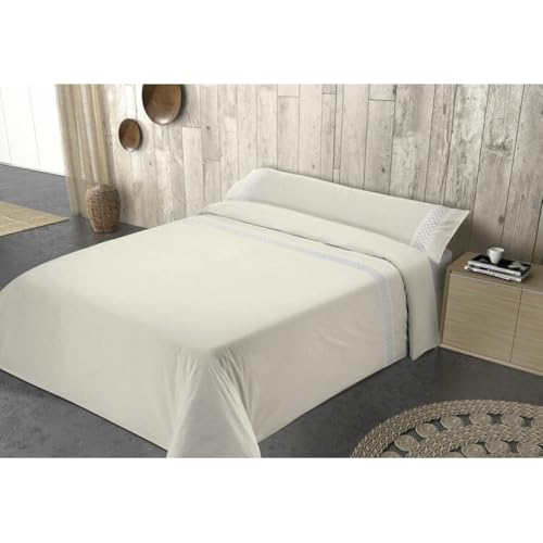 Pierre Cardin Set Copripiumino Elisa Beige Per Letto Da 150 3 Pezzi