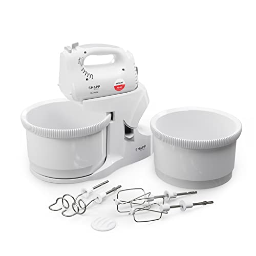 Smapp Food Processor, Kneading Machine, 580 W Small Dough Machine, 5 Levels, 3.3 L Bowl With Whisk, Dough Hook, Food Processor For Bread Dough, Food P