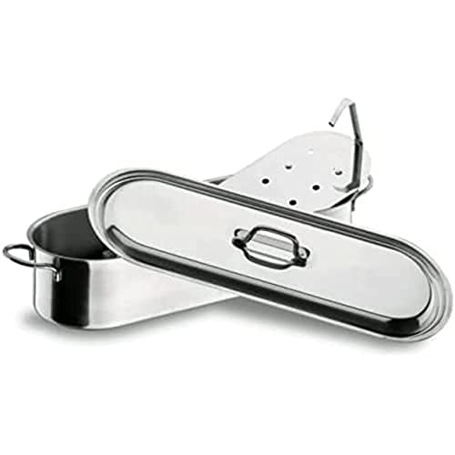 Lacor Pesciera Con Griglia, Argento, 60 Cm