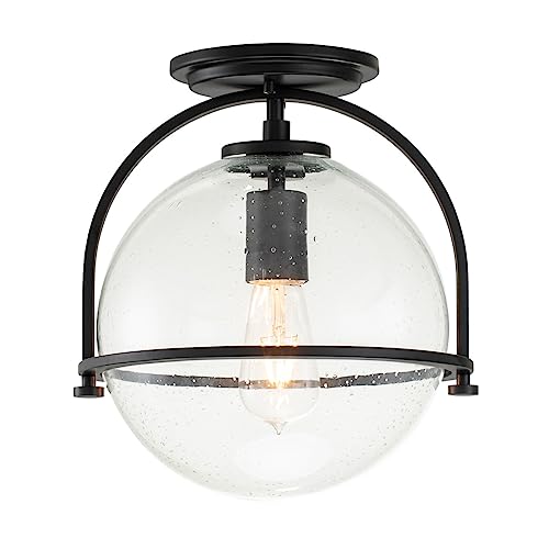 Elstead Hinkley Somerset Globe Lampada Da Soffitto Nero