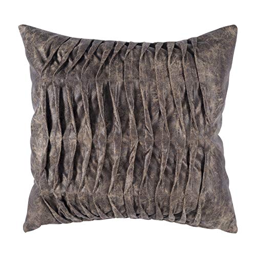 Stanley Hamilton Copricuscino Realizzato A Mano, Cuscino Decorativo, In Velluto, Tagliato Al Laser, Ricamato, Per Casa, Divano, 45 X 45 Cm, Marrone, 1
