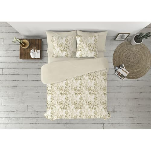 Pierre Cardin Set Copripiumino Lucia Marrone Per Letto Da 150/160 3 Pezzi
