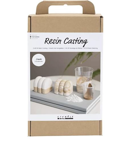 Craft Kit Resin Casting, Beige, Off White, 1 Pack