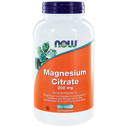 Now Foods Magnesium Citrate 200 Mg 250 Cps