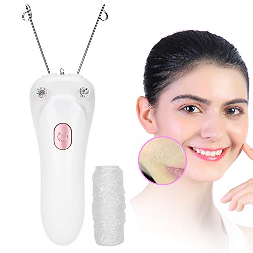 Epilatore Con Filo Elettrico Senza Fili, Epilatore Per Del Viso Del Corpo Per Le Donne, Epilatore Con Filo Di Cotone Ricaricabile Usb Per La Rimozione