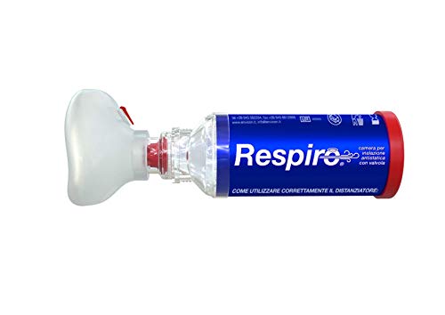 Respiro® Camera Per Inalazione Antistatica Con Valvola E Mascherina Neonatale 0-2 Anni Envicon® Medical