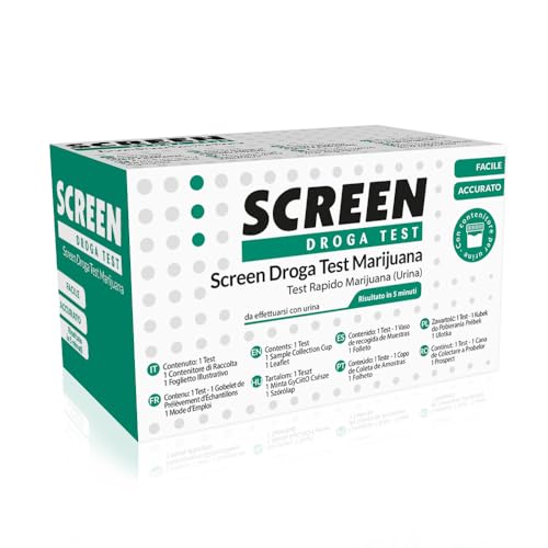 Screen Pharma Screen Droga - Test Marijuana, 1Pezzo