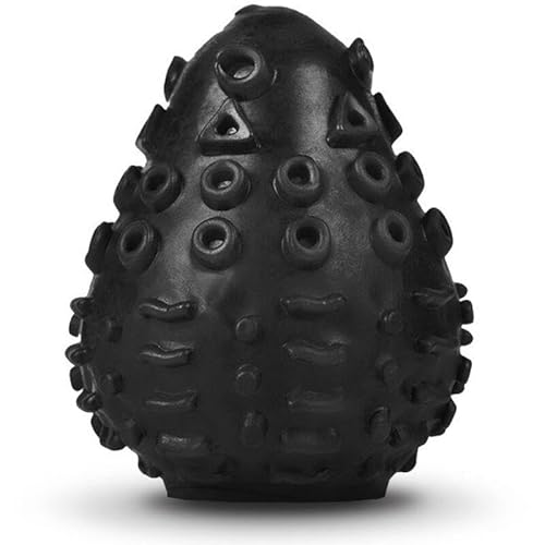 G-Vibe - Huevo Masturbador Texturado Reutilizable Negro