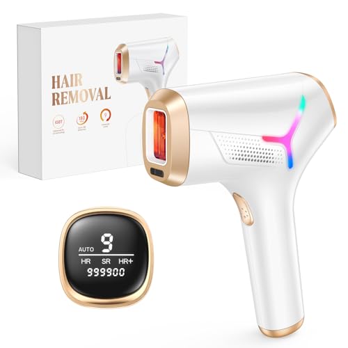 Hikyskin Igbt Ipl Epilatore Luce Pulsata - Con Doppio Flash Hr & Potente Modalità Hr+ Per Una Depilazione Indolore Su Uomini, Donne, Corpo, Viso E Zon