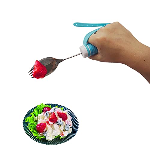 Healthman Spork - Utensili Adattivi, Manette Per Posate, Aiuti Alimentari/Assistenza Alimentare E Portautensili Adattivo Per Una Presa Debole E Mobili