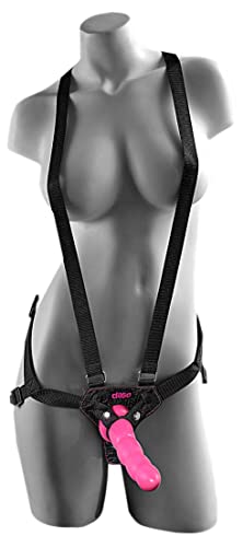 Dillio Fallo Strap On 6 Suspender Harness Kit Rossa - 415 G