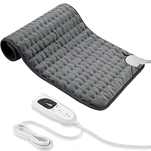 Termoforo Elettrico, Pad Elettrico Con Spegnimento Automatico E 6 Livelli Di Temperatura, Pad Riscaldante Per Schiena, Spalla, Pancia Tecnologia Di Ri