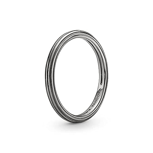 Pandora Me Anello Placcato In Rutenio, 50