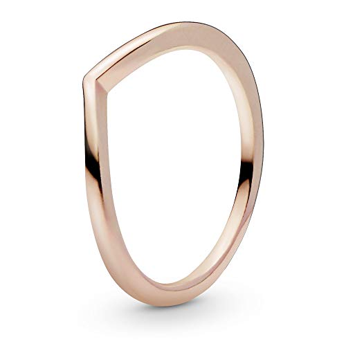 Pandora Anello Wishbone Lucido Placcato In Oro Rosa 14 Carati, 50
