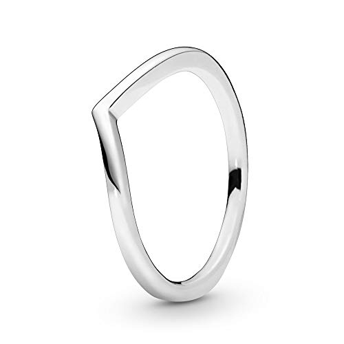 Pandora Anello Wishbone In Argento Sterling Lucido, 60