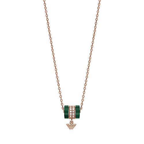 Emporio Armani Collana Con Elementi Da Donna Con Malachite Verde, Eg3569221