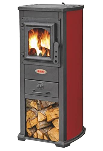 Stufa A Legna Berna Lux 7Kw (Bordeaux)