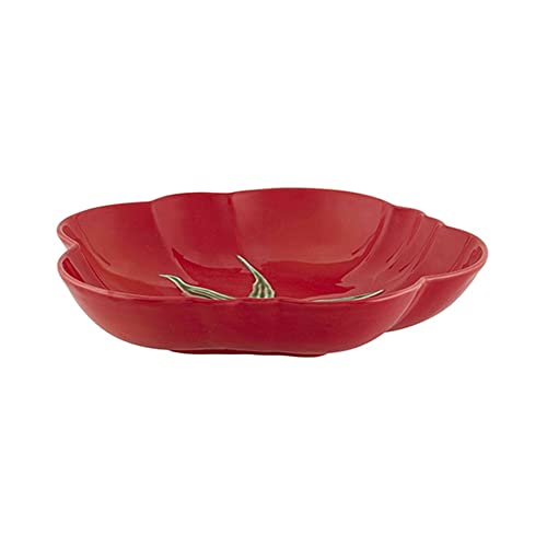 Bordallo Pinheiro Set 2 Piatti Fondi Pomodoro 25 Cm