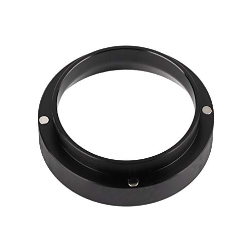 Fdit Sostituzione Anello Di Dosaggio Caffè In Alluminio Per Imbuto Dosatore Espresso-Per Portafiltri Da 58Mm(Black)