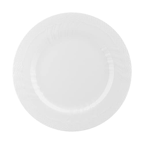 Kasanova Piatto Piano In Porcellana, Da 26 Cm Bianco Tavola