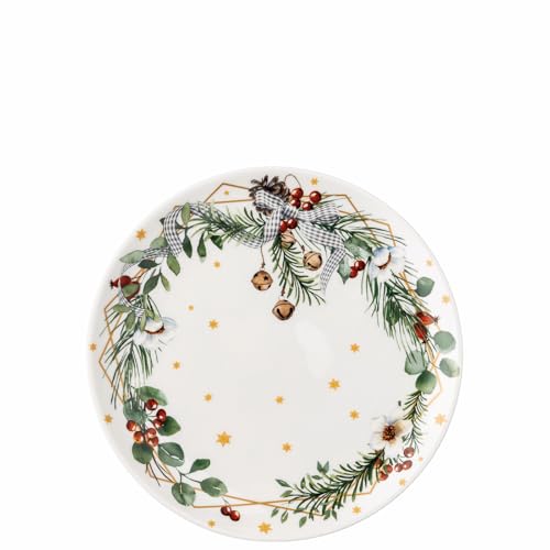 Hutschenreuther Canti Di Natale Piatto Dolce Dessert 22Cm Porcellana