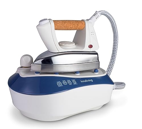 Innoliving Ferro Da Stiro Con Caldaia Pressurizzata A Doppia Camera Inn-680, Potenza 2300W, Serbatoio Da 500Ml, Pressione Vapore 3,5 Bar, Con Impugnat
