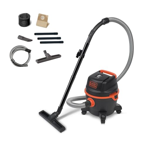 Black+Decker Aspiratore Solidi E Liquidi Bxvc15Pe (1200 W, 15 L)