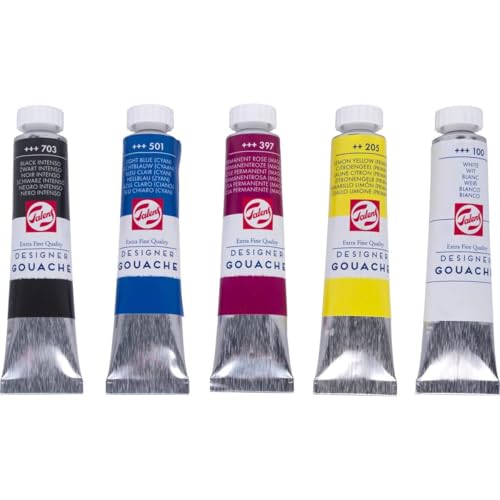Talens Set Mix Gouache 5X20Ml
