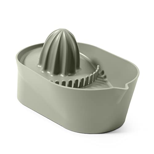 Blim Plus Spremiagrumi Oblò Verde Opaco (Forest) In Plastica 100% Riciclabile, Non Tossico, Facile Da Pulire E Lavabile In Lavastoviglie, Con Beccucci