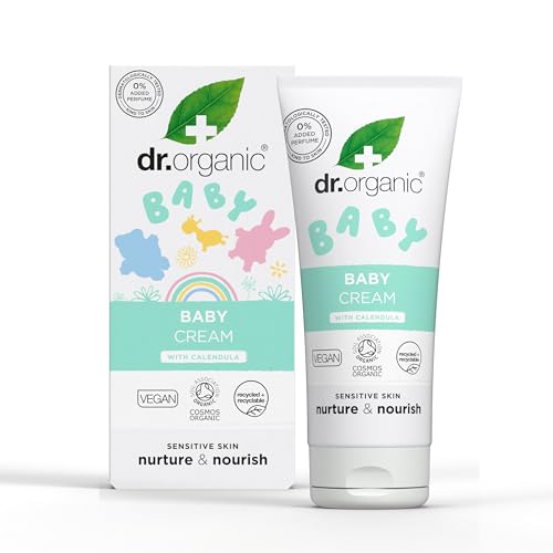 Dr Organic Drc27013 Calendula Baby-Crema Lenitiva Dermatologicamente Testata Per La Pelle Delicata Dei Più Piccoli