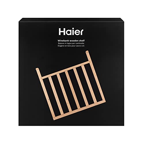 Haier Ripiano In Legno Per Cantinetta, Massima Capacità Di Conservazione, Elegante E Di Qualità, Accessorio Originale Haier, 487 * 480 * 25Mm, Compati