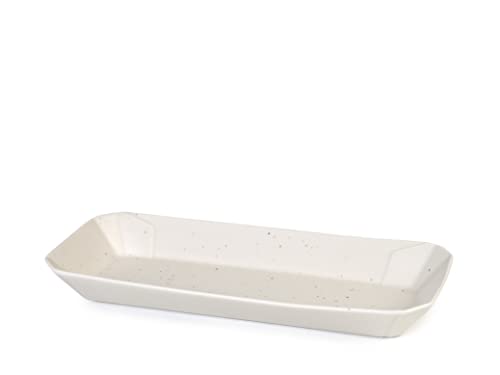 Pt Streat Set 2 Vaschette In Stoneware Beige 14X30Cm