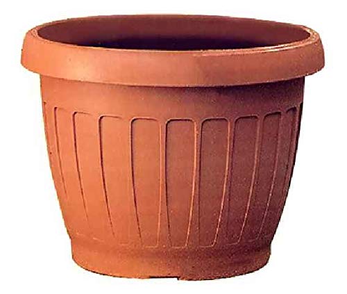 Bama Vaso Per Piante, Abs, Color Terra Cotta, Ø 50 Cm, Terracotta
