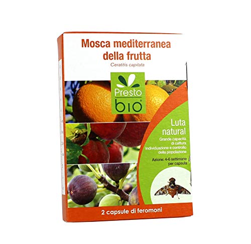 Presto Bio 2 Capsule A Feromoni Per La Lotta Contro La Mosca Mediterranea Della Frutta