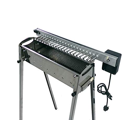 Tecnoroast Fornacella Inox A Carbone Kit Automatico 20 Pz + Guida Dentata Omaggio Alimentazione Elettrica 220 V