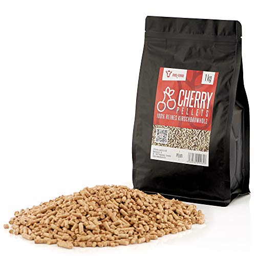 Bbq-Toro Cherry Pellets In Legno Di Ciliegio Al 100% | 1 Kg | Pellet In Ciliegio Per Grill, Smoker, Pellet Per Forni Da Pizza O Impianti Di Riscaldame