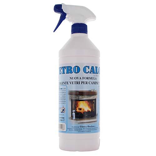 Maniver Vetro Calor - Detergente Vetri Per La Pulizia Di Caminetti E Stufe, 1 Lt