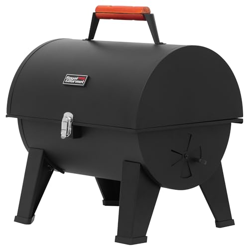 Royal Gourmet Barbecue Portatile A Carbonella, Barbecue Da Campeggio Per Giardino, Picnic, Carbone Da Tavolo, Pieghevole Con Chiusura A Scatto E Manic