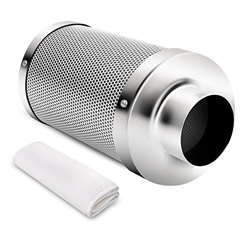 Ipower High Cfm Inline Exhausting Fan & Carbon Air Filter W/1050 + Iav Australia Vergine Antracite