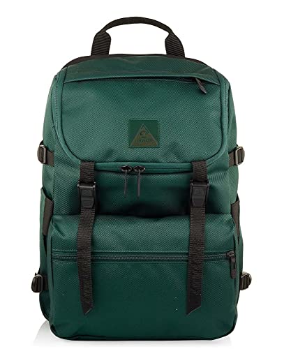 Invicta Zaino Jolly Office, Verde, Ufficio, Viaggio E Tempo Libero, Tasca Porta Pc, Fibbie Laterali Regolabili Per E X Tra Capienza