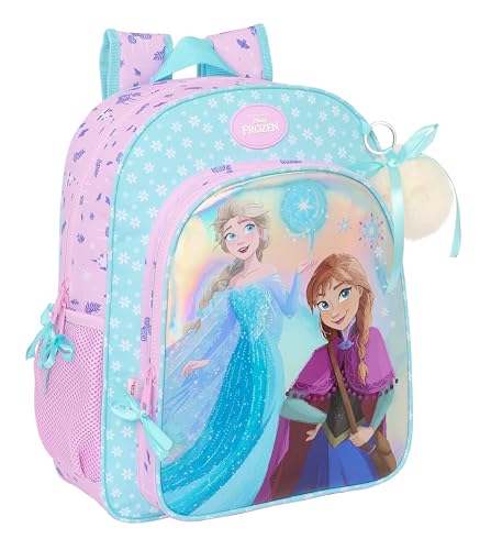 Safta Frozen Cool Days Zaino Scuola Per Bambini Zaino Scuola Adattabile Al Carrello, Perfetto Per Scuola Bambini, Comodo E Versatile, Qualità E Resist